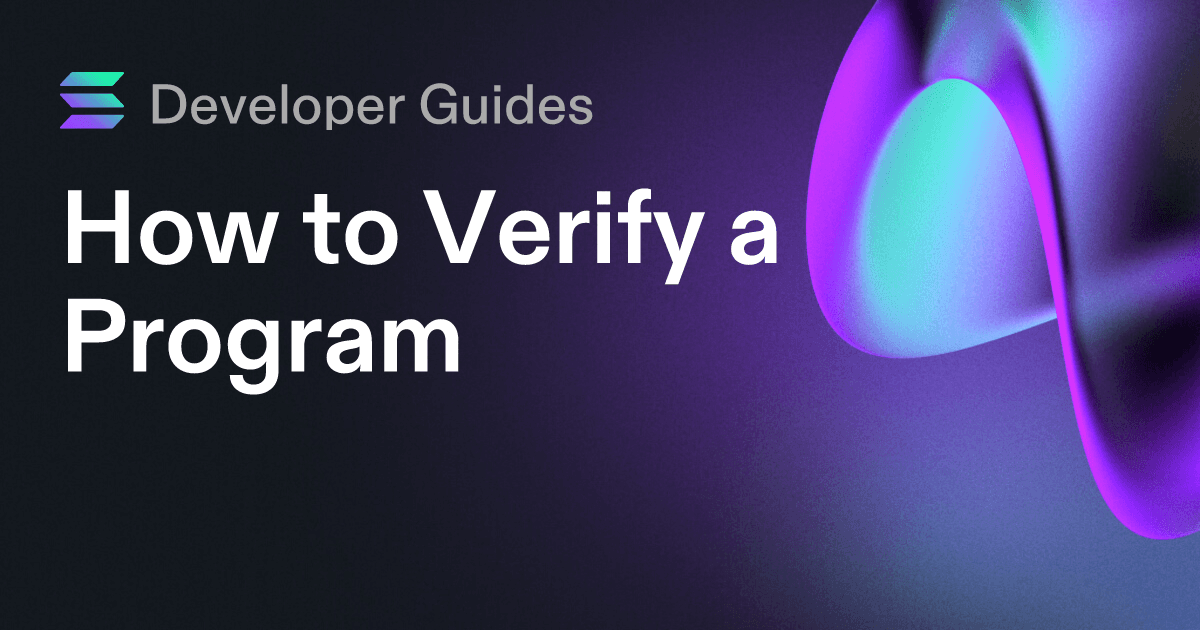 How to Verify a Program